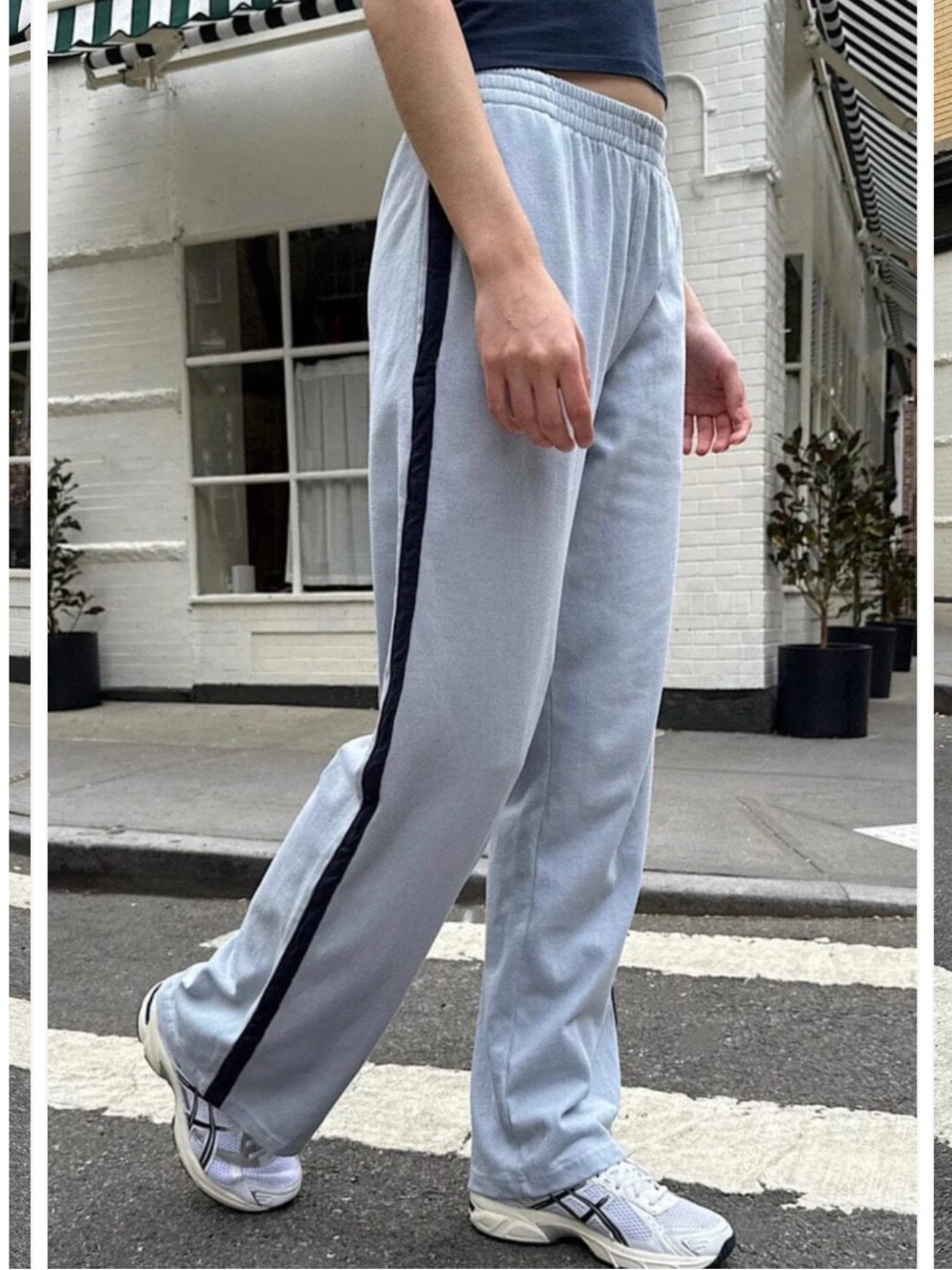 LIKE NEW! Brandy Melville Anastasia Side Stripe Sweatpants